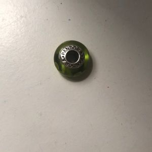 Green Pandora charm